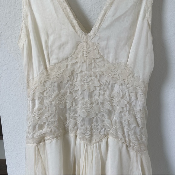 NWT Free People Nigel Preston Wunderlust Midi Dress in Cream - Picture 7 of 11